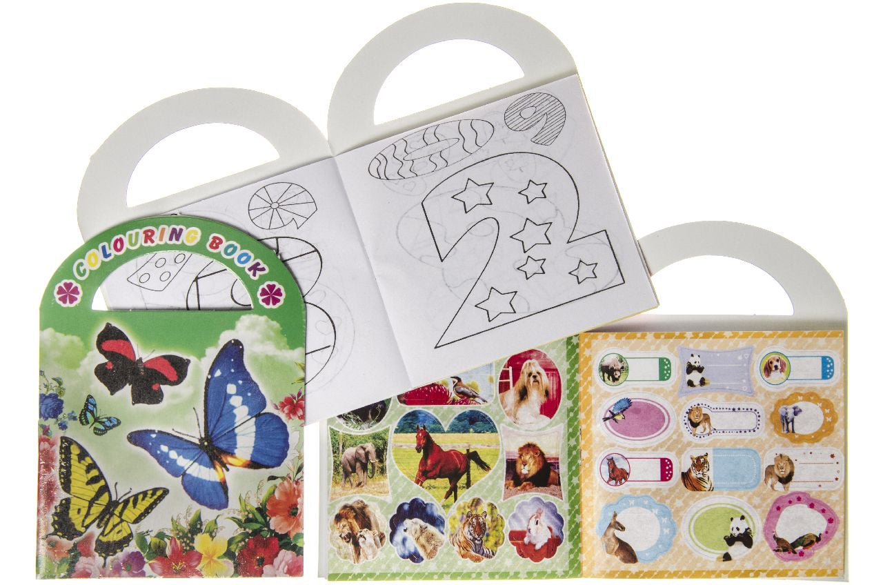 Pack of 20 Pre Filled Wild Animal Theme Kids Party Favour Bags – Gift Bags with Reusable Cup & Themed Toys