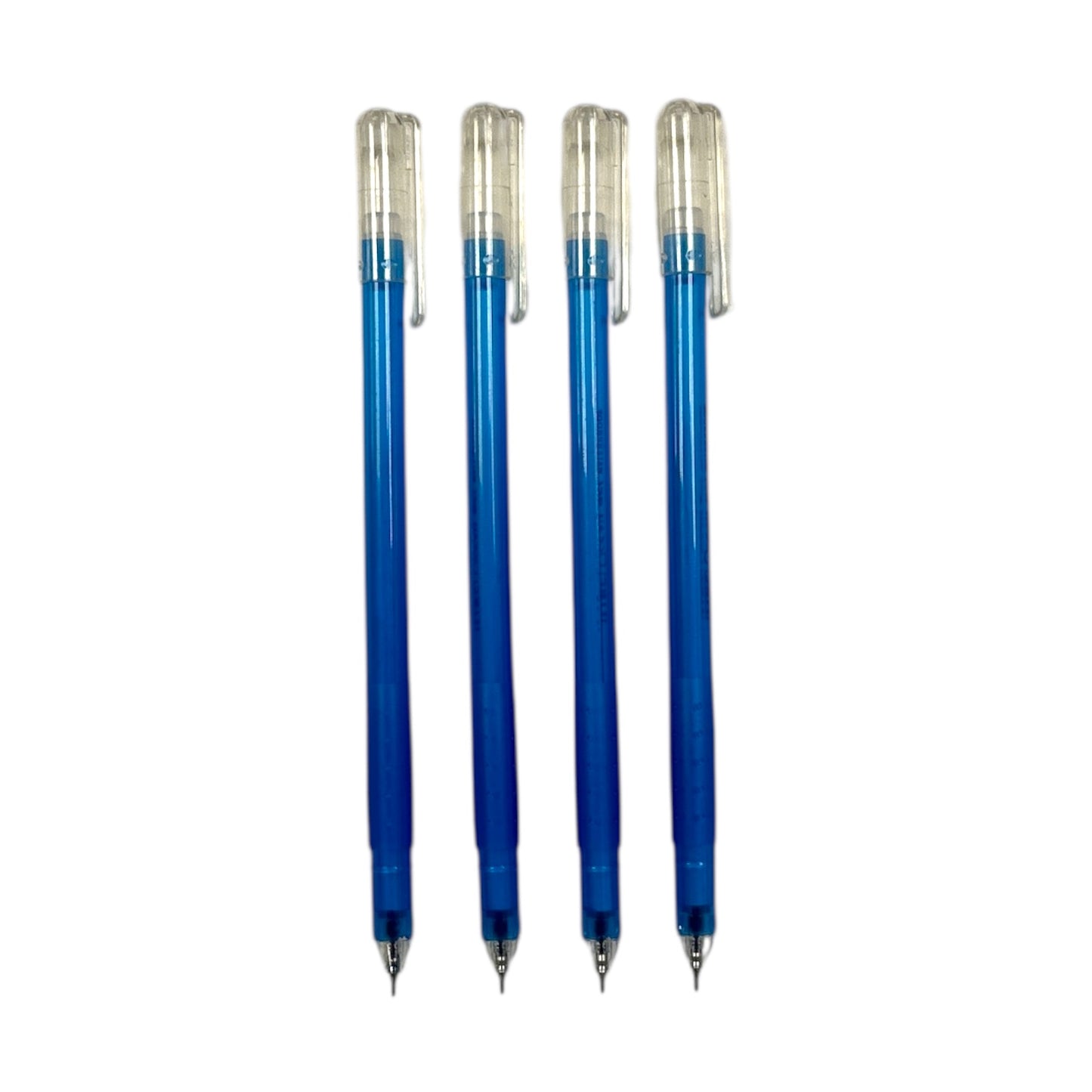 Pack of 4 Ocean Fine Blue Gel Pens
