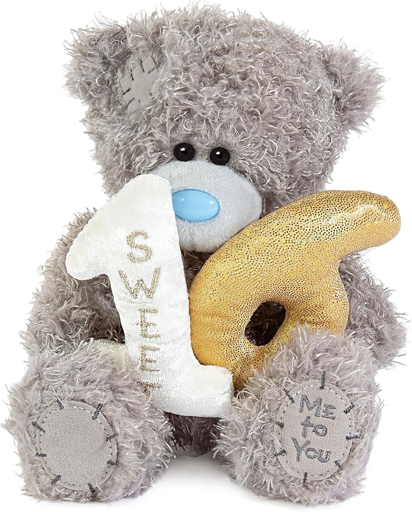 Me To You Tatty Teddy 16th Birthday Plush 15cm High