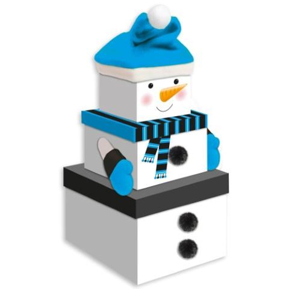 Christmas Snowman Design Stackable Large Boxes
