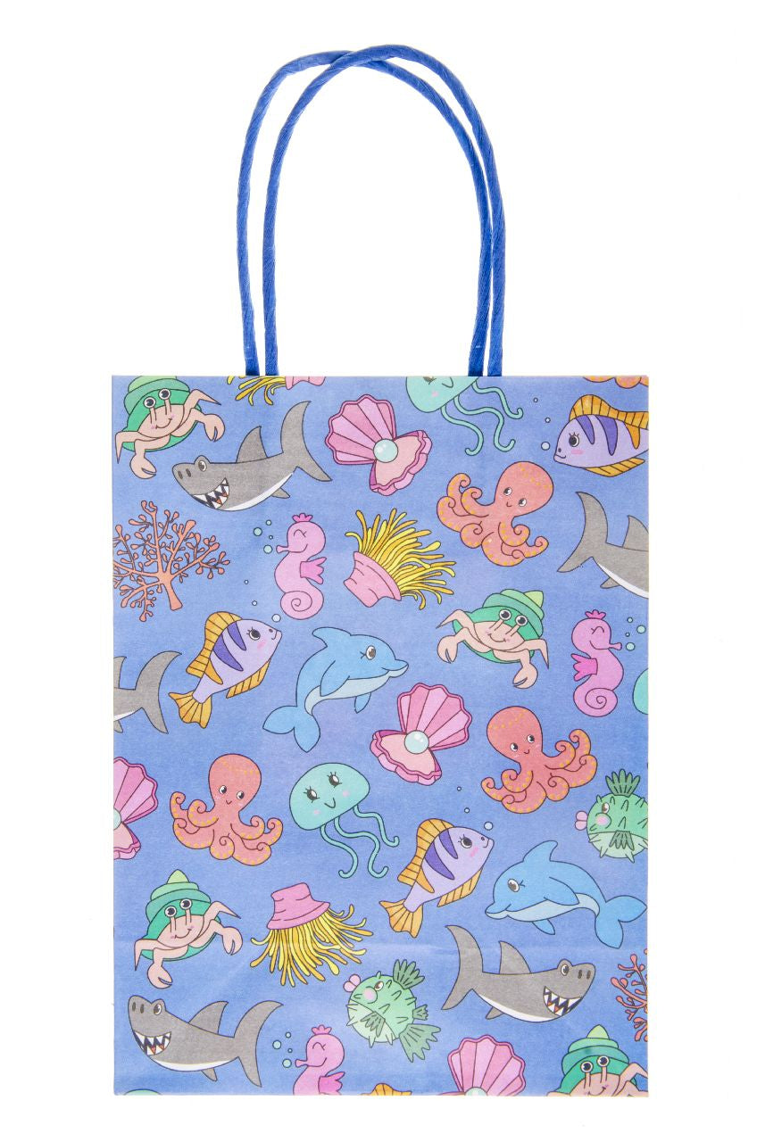 Pack of 12 Sea Animals Paper Gift Bags