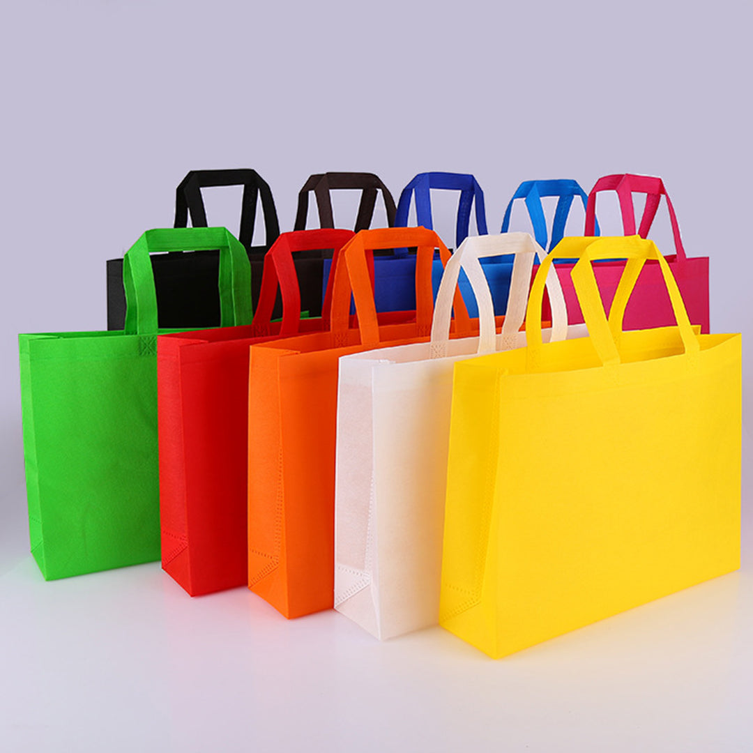 Pack of 25 Grey Coloured 40x30x10cm Non-Woven Bags with Handle