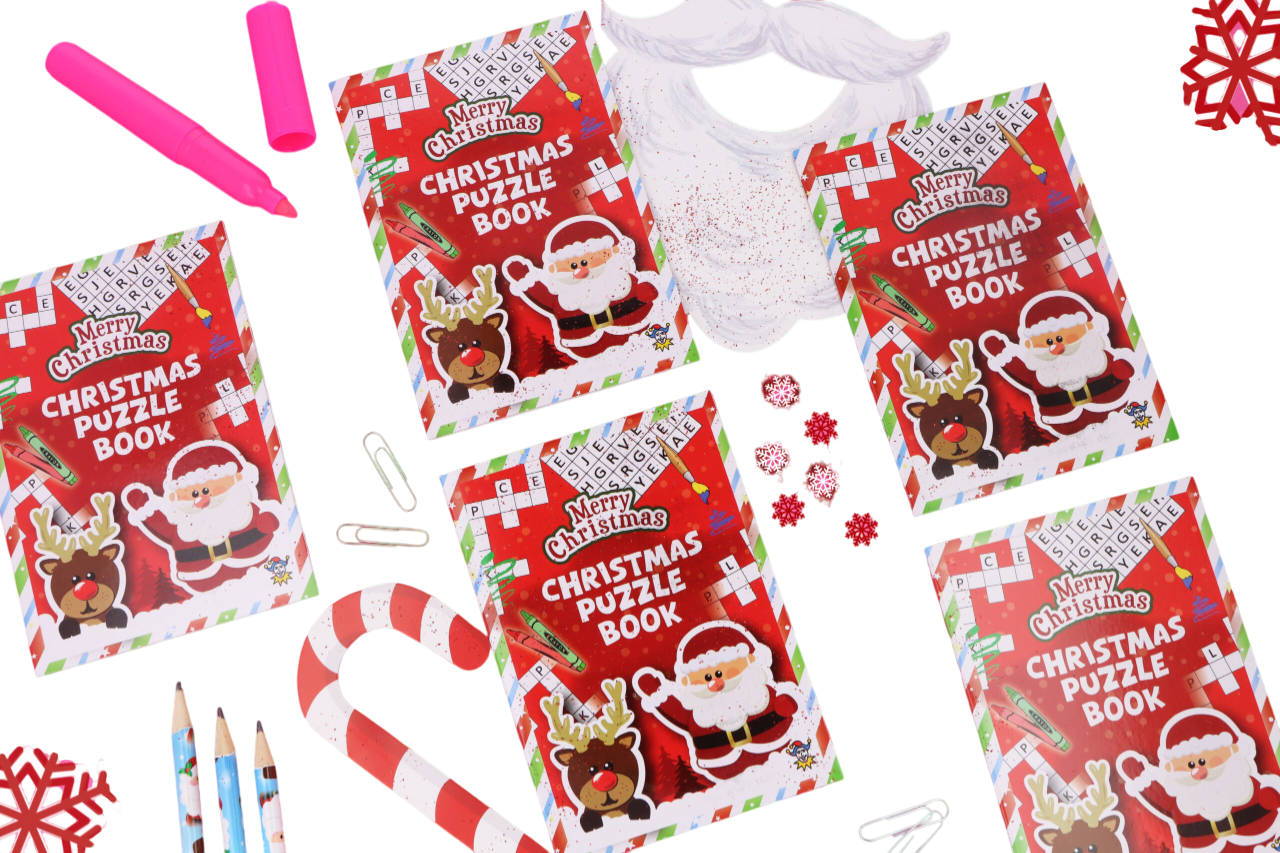 Mini Christmas Puzzle Book