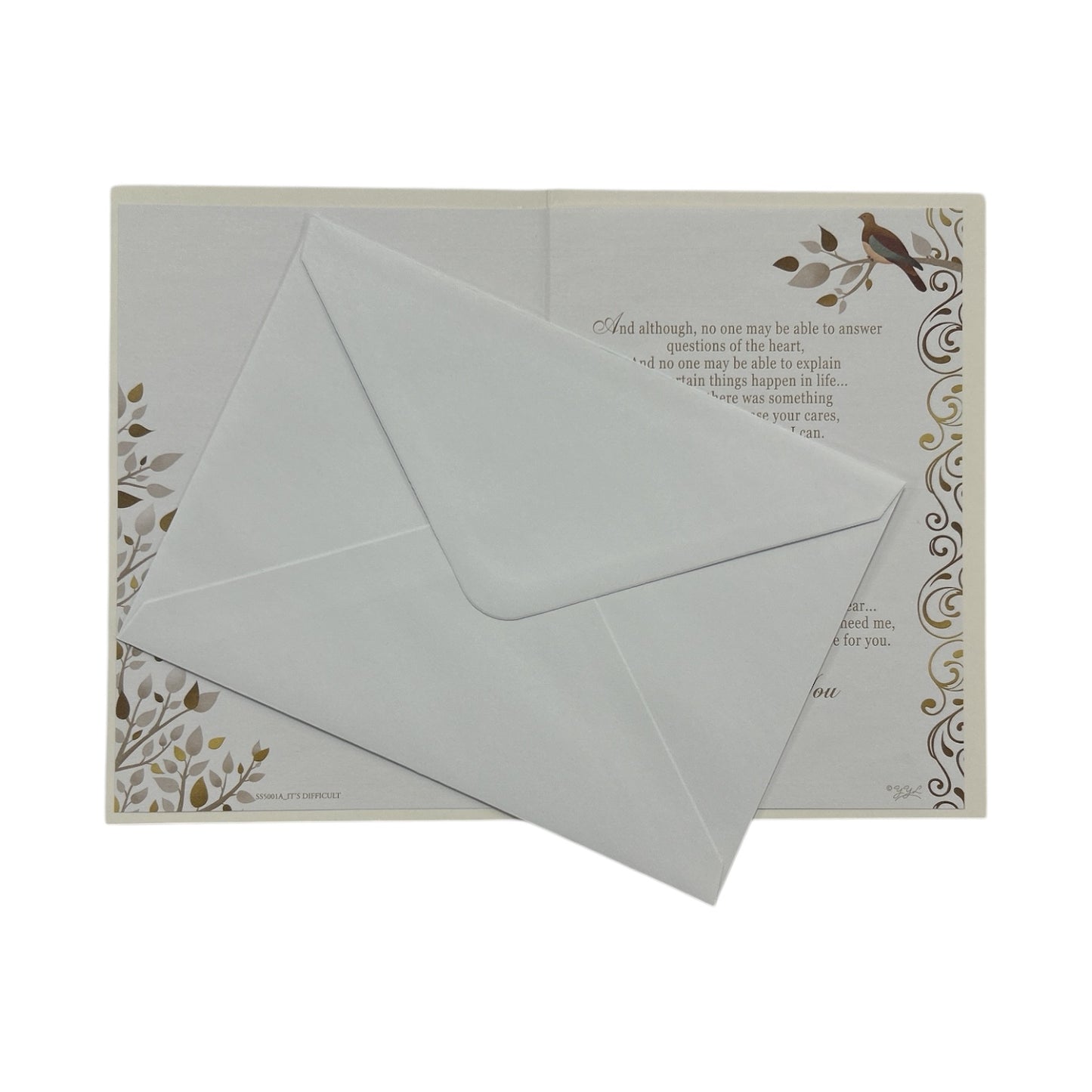 It's Difficult to Know What To Say Thinking Of You Card