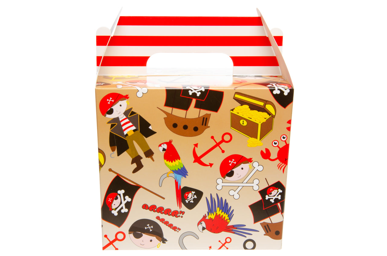 Pack of 12 Pirate Party Lunch Boxes