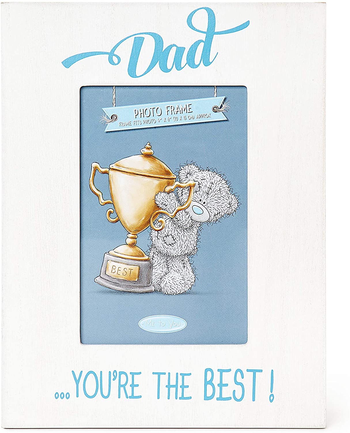 Me To You Best Dad Photo Frame, 6" x 4"