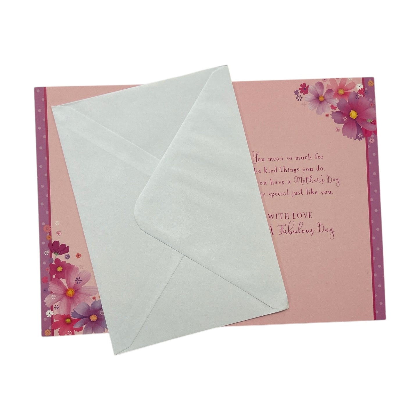 To A Special Mother Pastel Flowers Design Mother's Day Card