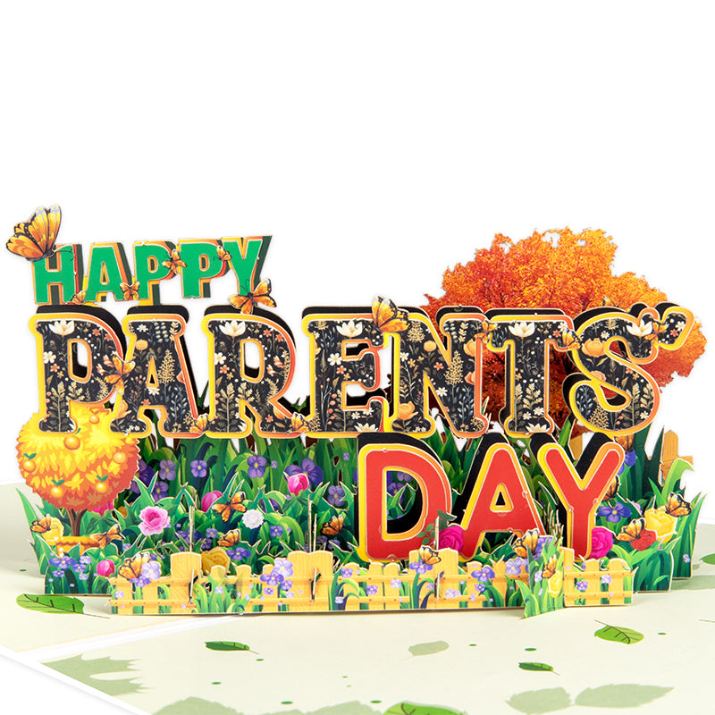 Bloom & Gratitude 3D Pop Up Parents Day Card
