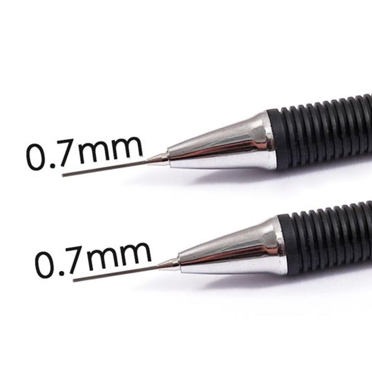 12 Sets of 0.7mm Pen-Style Mechanical Pencil and HB Lead Refills – Smooth Writing, Anti-Slip Grip