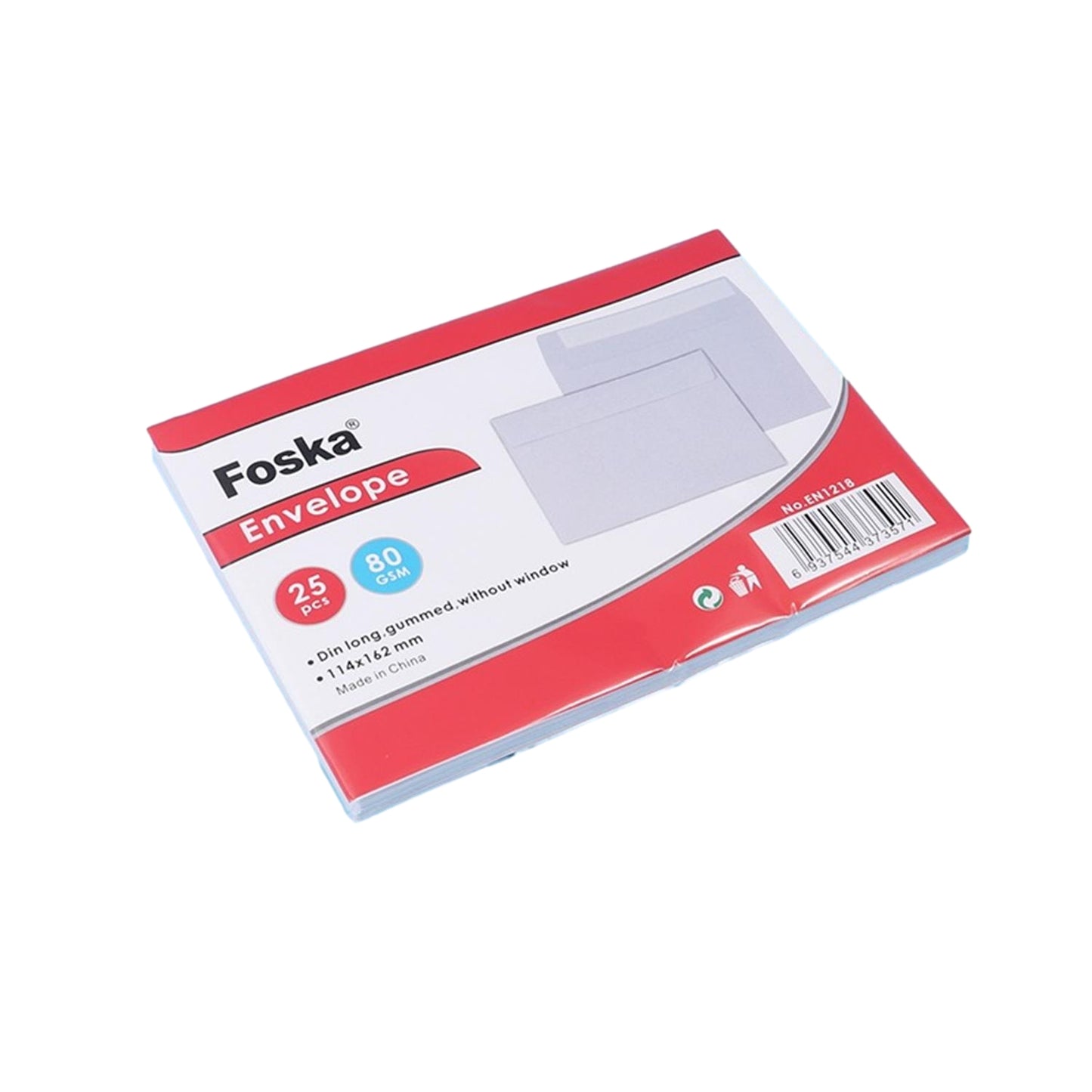 Pack of 25 80gsm White Plain Paper Self-Adhesive Mailing Envelopes 11.4 x 16.2cm