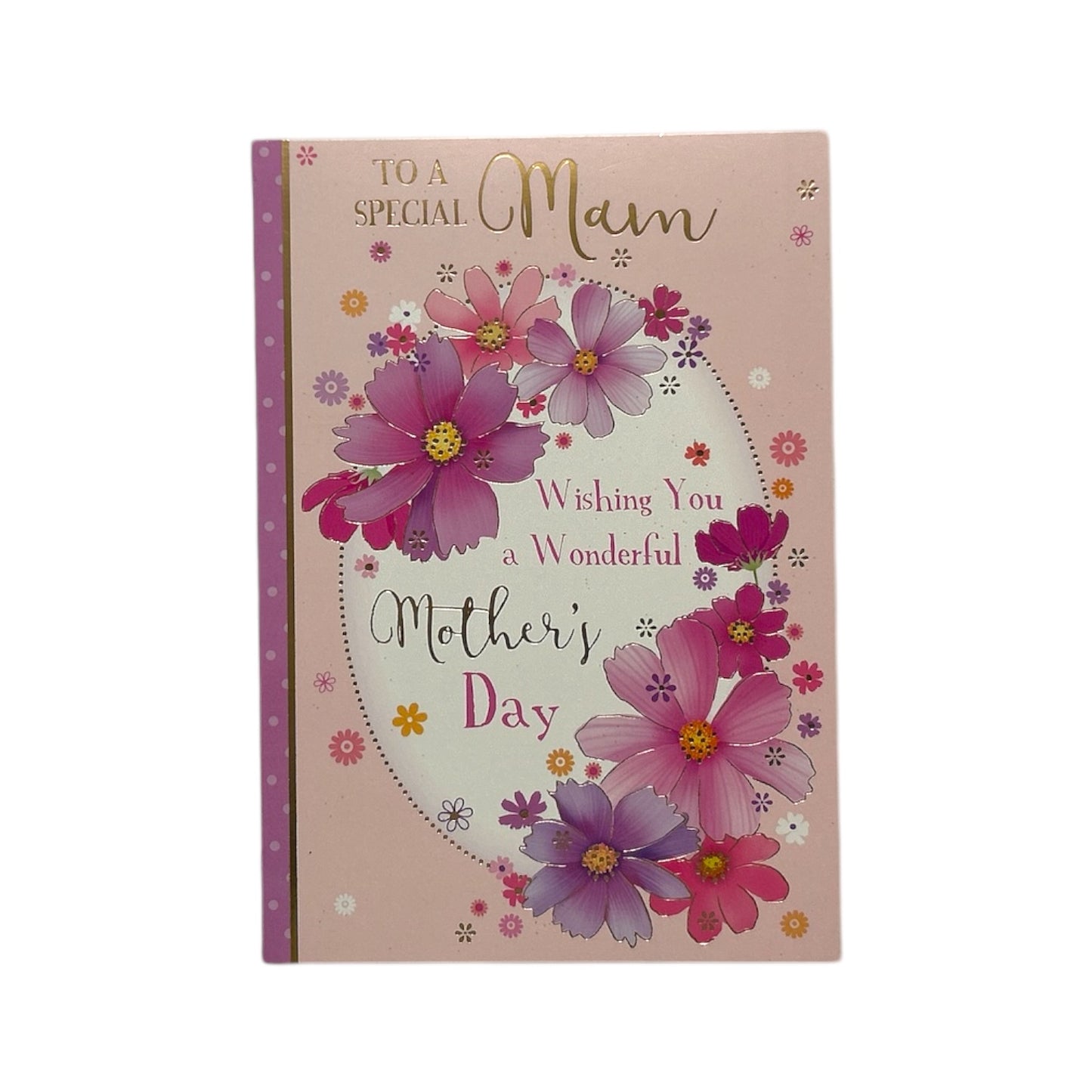 To A Special Mam Pastel Flowers Design Mother's Day Card