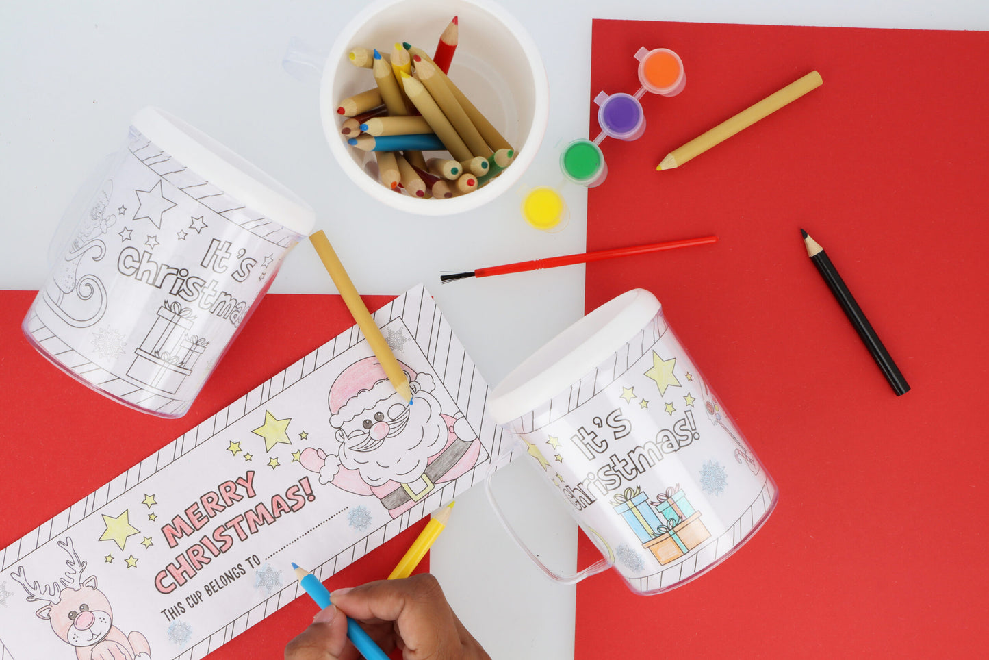 Colour Your Own Christmas Mug