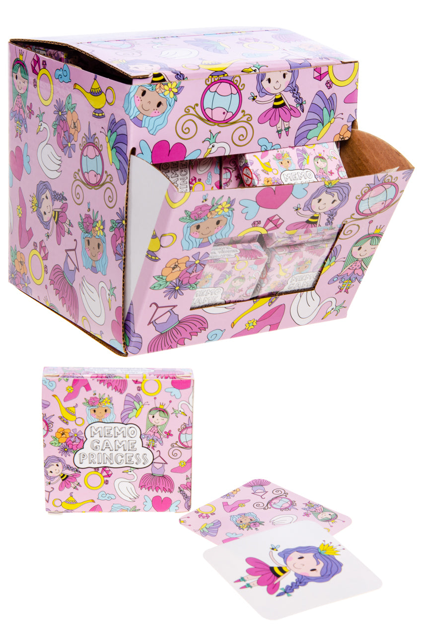 Pack of 12 Princess Mini Memory Games 28 Cards