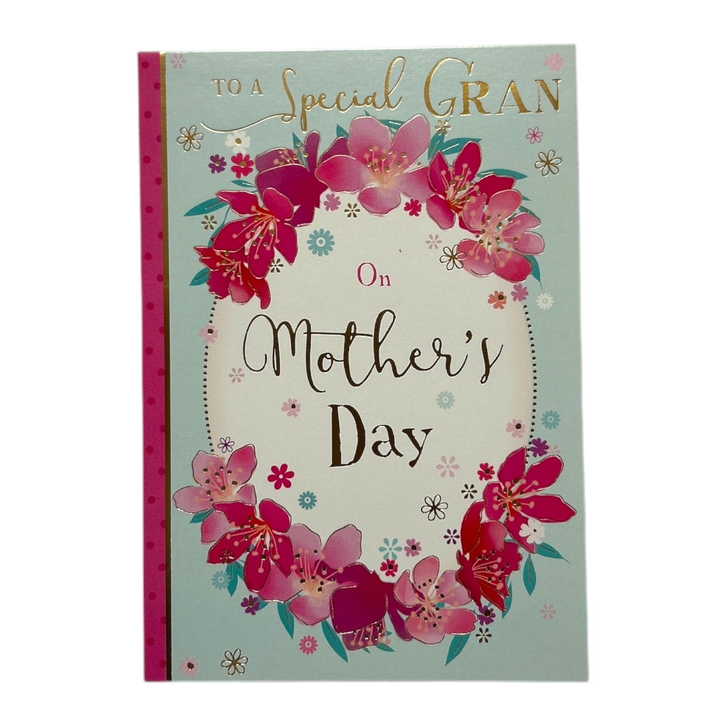 To A Special Gran Pink Floral Design Mother's Day Card