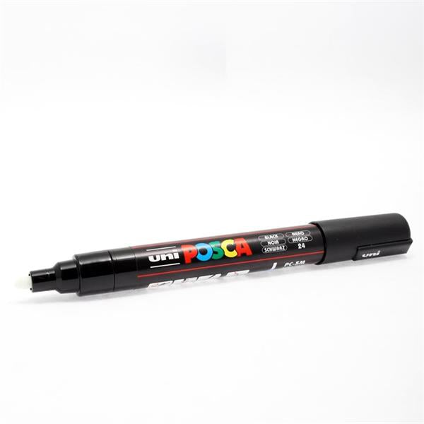 Black Uni Posca Pc-5M Medium Bullet Tip Permanent Marker