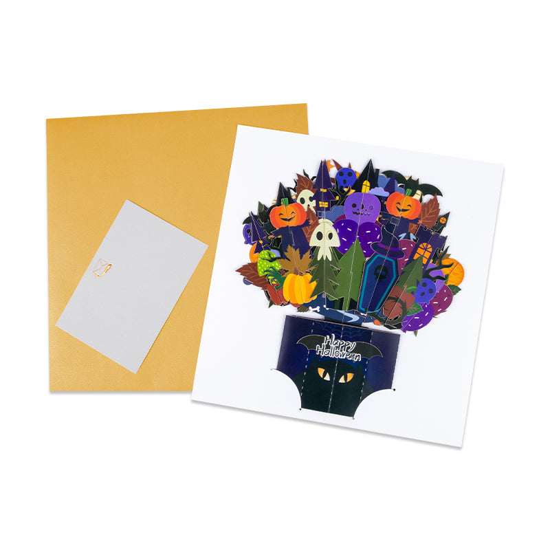 Haunted Harvest 3D Pop Up Halloween Card