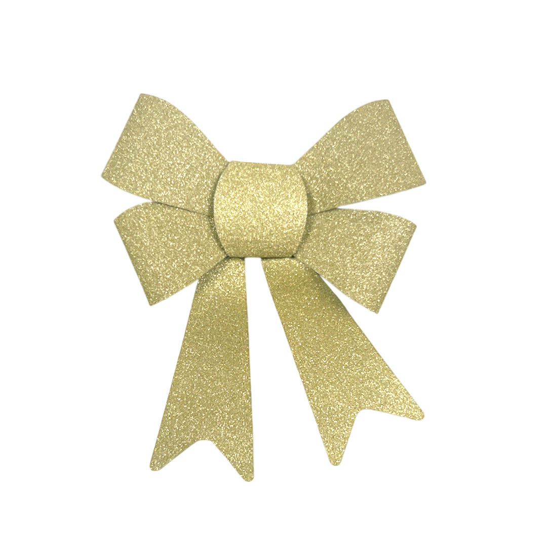 Pack of 3 Christmas Gold Present Gift Bows