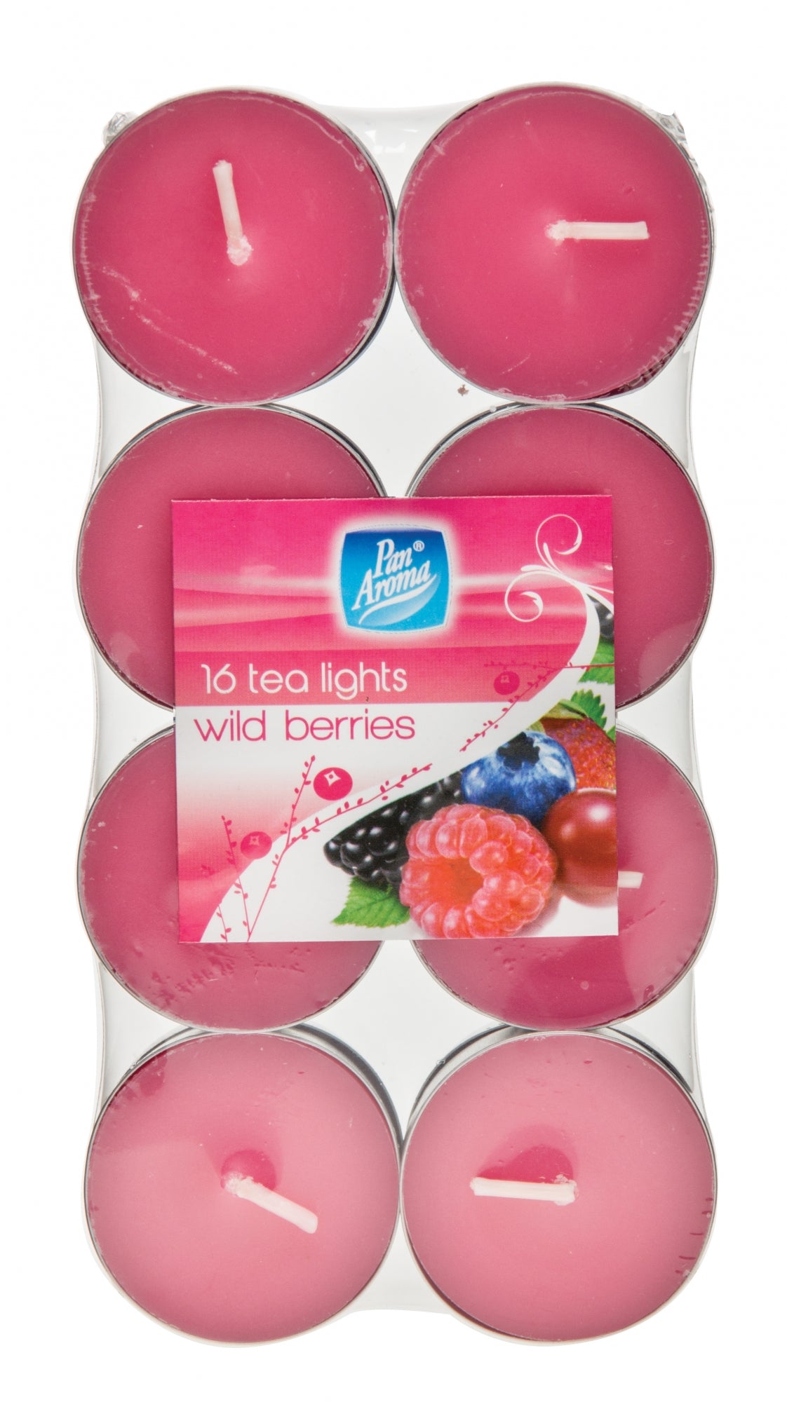Pack of 48 Wild Berries Tea Lights
