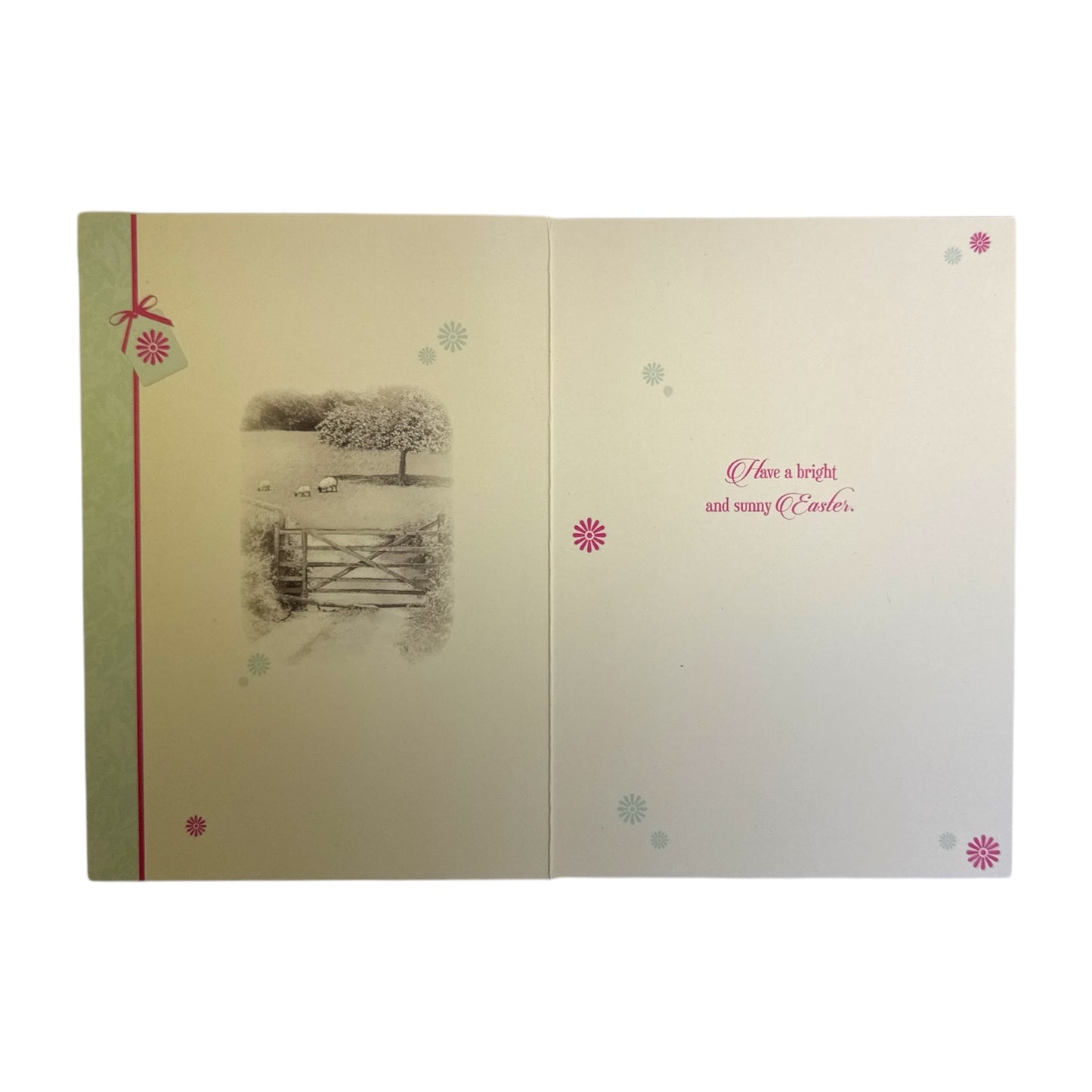 To Both Of You Wonderful Time Pink Tulips Design Easter Card