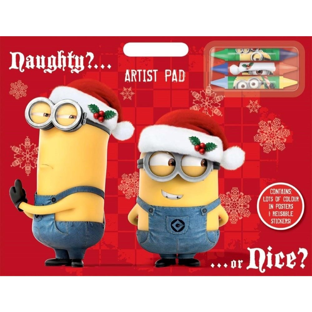 Despicable Me Christmas Artist Pad