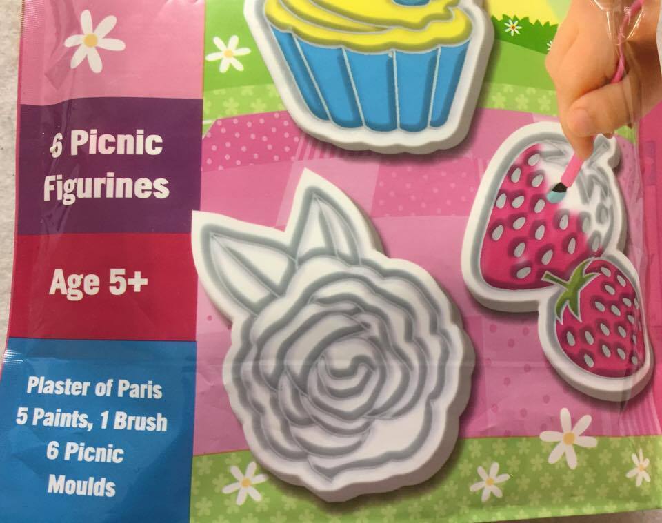 Kids Create Arts and Crafts Make Your Own Figurines, Plastic, Assorted Colour - Picnic