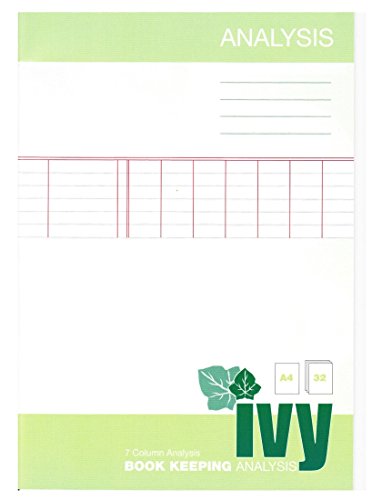 7 Column Analysis Book Keeping A4 32 pages