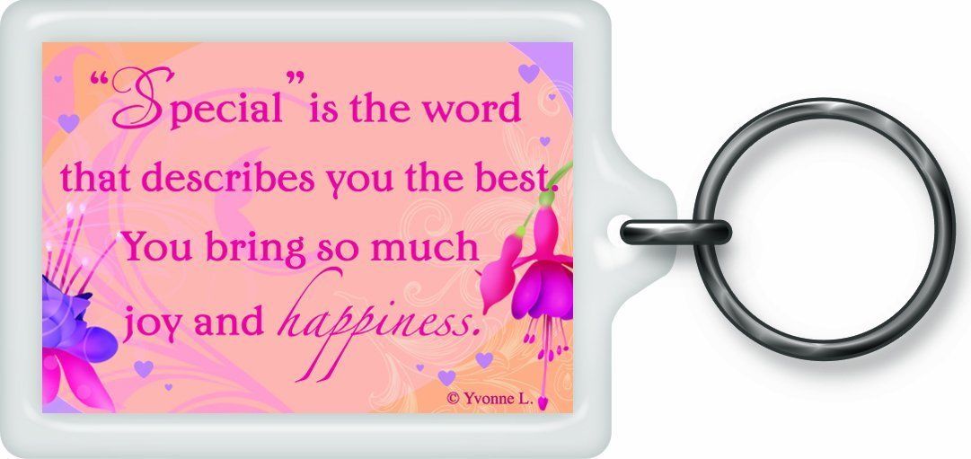 Thank You For Being Sentimental Keyring