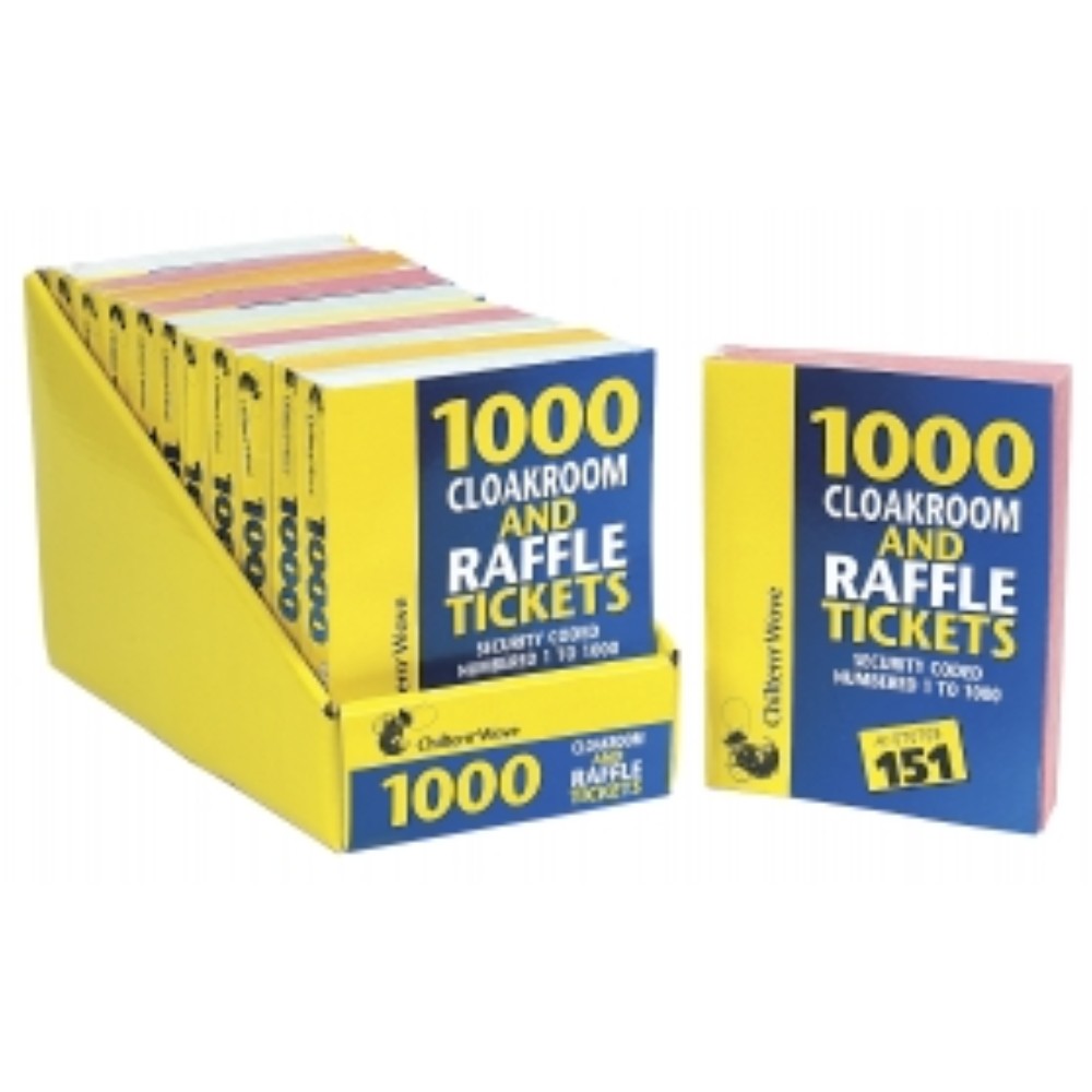 1000 Raffle & Cloakroom Tickets
