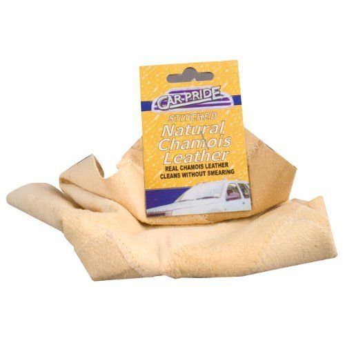 Natural Chamois Leather Stitched