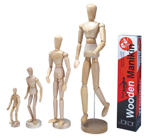 8" Wooden Male Manikin
