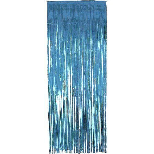 Curtain Door Foil Baby Blue 1.2cm Cut 92 x 244cm