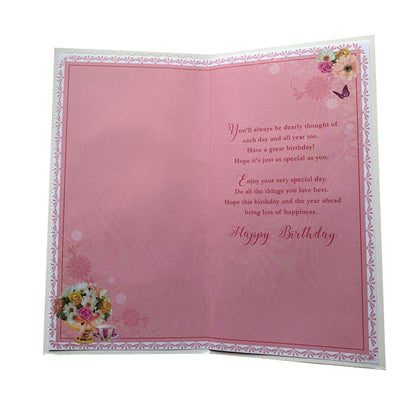 Birthday Wishes Grandmother Soft Whispers Card