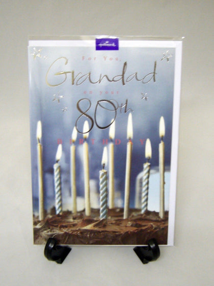 Grandad 80th Birthday Card