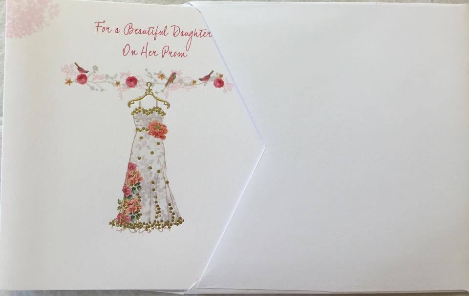 Prom Card Beautiful Daughter on Her Prom