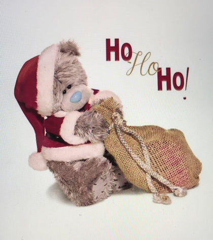 3D Holographic Ho Ho Ho Me to You Bear Christmas Card