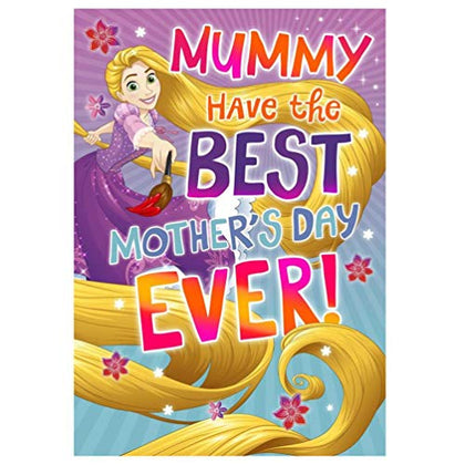 Disney Princess 3D Mummy Rapunzel Mother's Day Card