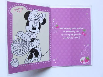 Disney Minnie Happy Birthday Age 2