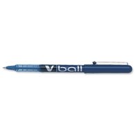 Pack of 12 Pilot Blue V-Ball Rollerball Pens 0.5mm