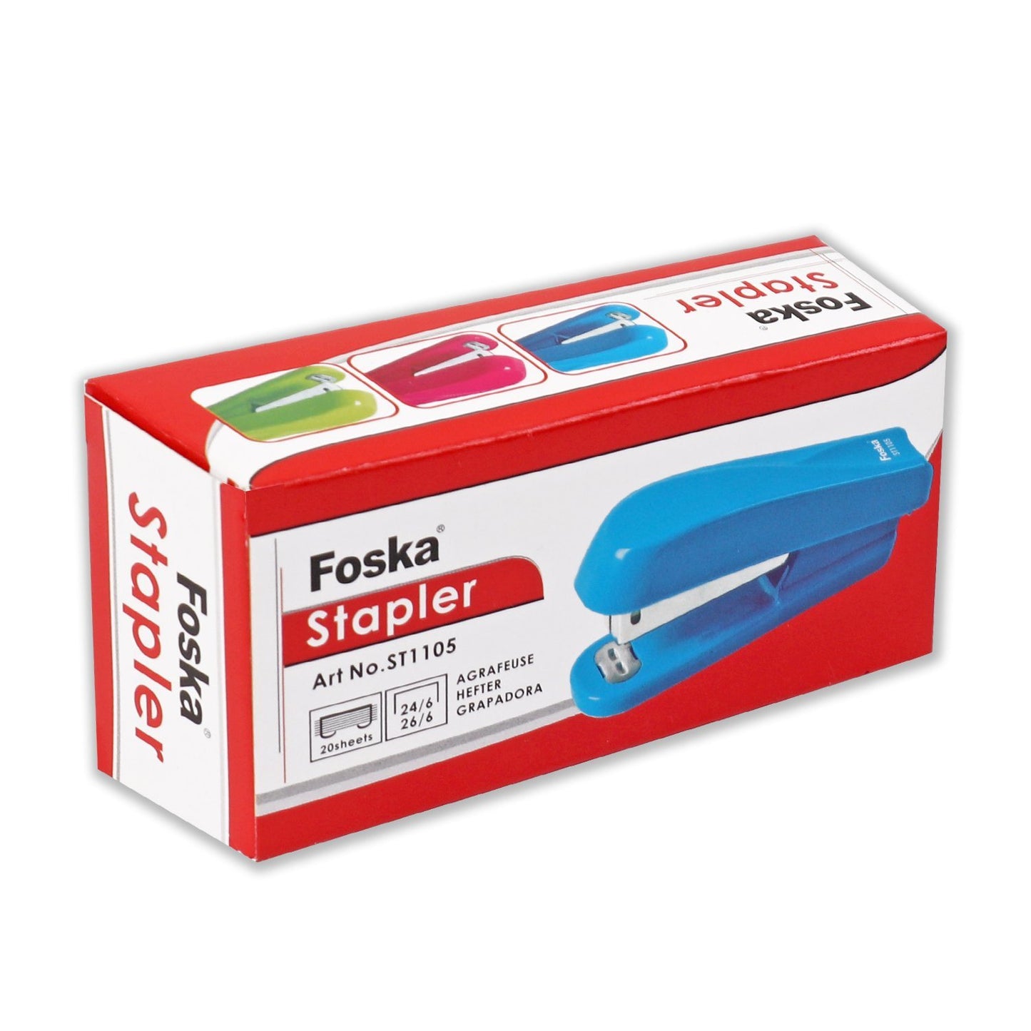 Blue 20 Sheet Small Stapler