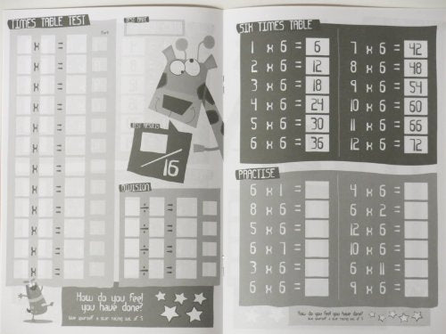 Range Wholesale A5 Childrens Timetables Book ideal for primary school/children