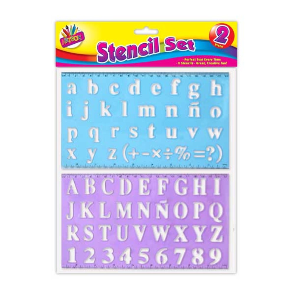 Alphabet Stencil Set