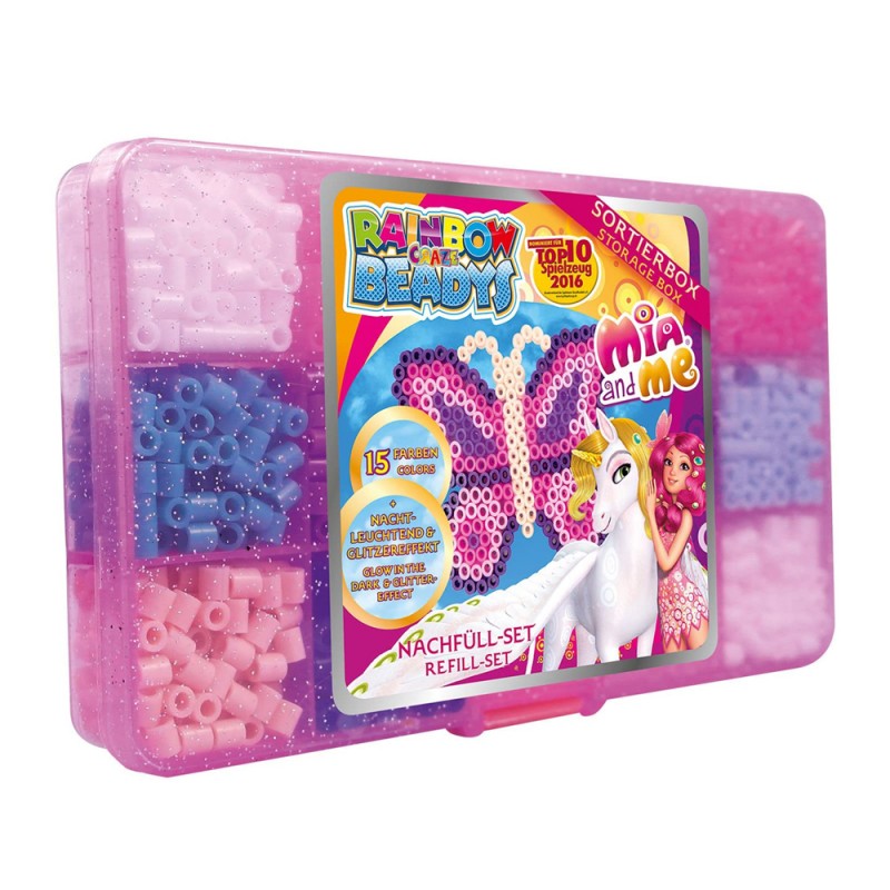 Craze Rainbow Iron On Beads in Storage Case