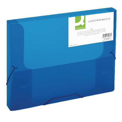 Elasticated Folder 25mm A4 Blue (Suitable for both A4 and Foolscap documents)