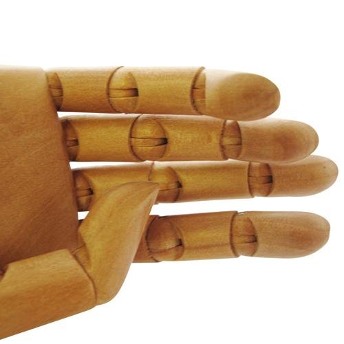 8" Wooden Right Hand Manikin