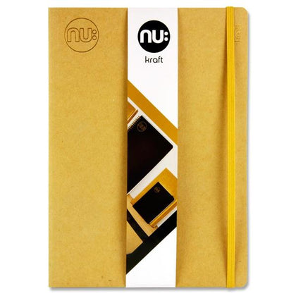 A4 Kraft 80 Pages Manilla Stitched Notebook by Nuco