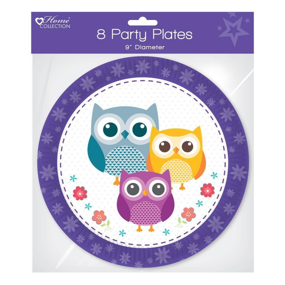 Pack of 8 Woodland 9" Paper Plates
