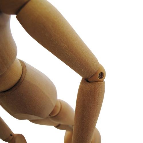 8" Wooden Male Manikin