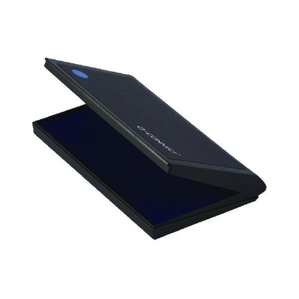 Q-Connect Blue Large Stamp Pad Blue