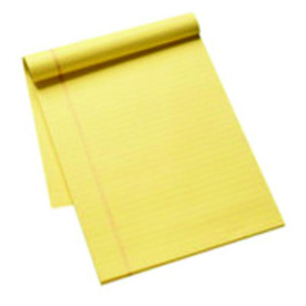 Pack of 10 A4 50 Pages Yellow Ruled Stitch Bound Executive Pad