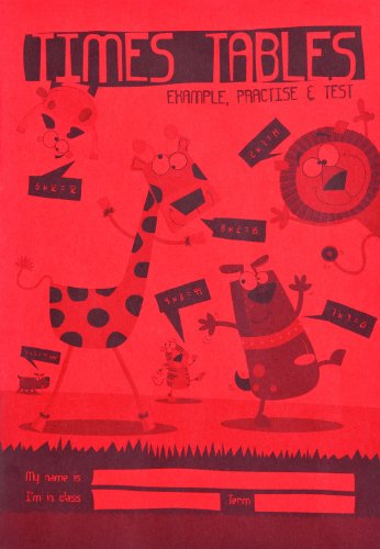 Range Wholesale A5 Childrens Timetables Book ideal for primary school/children